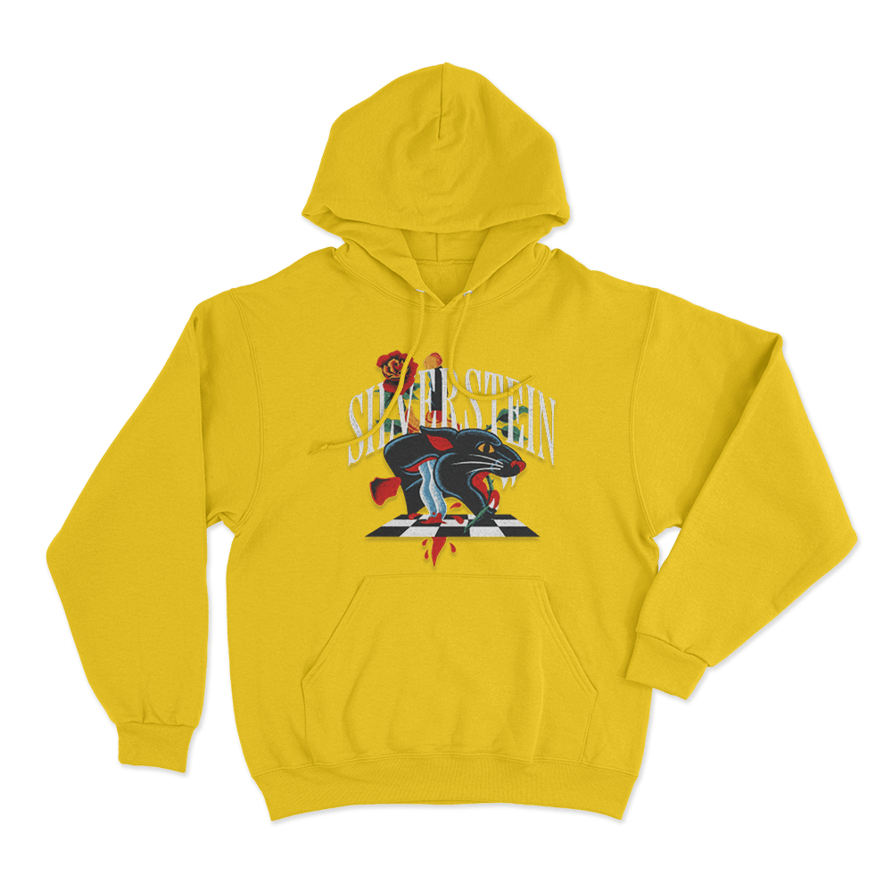 Panther Unisex Hoodie Yellow Panther Unisex Hoodie Yellow