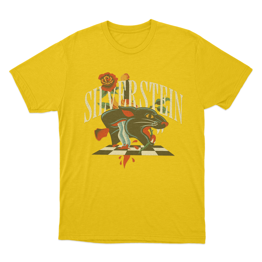 Panther Unisex T Shirt Yellow Panther Unisex T Shirt Yellow