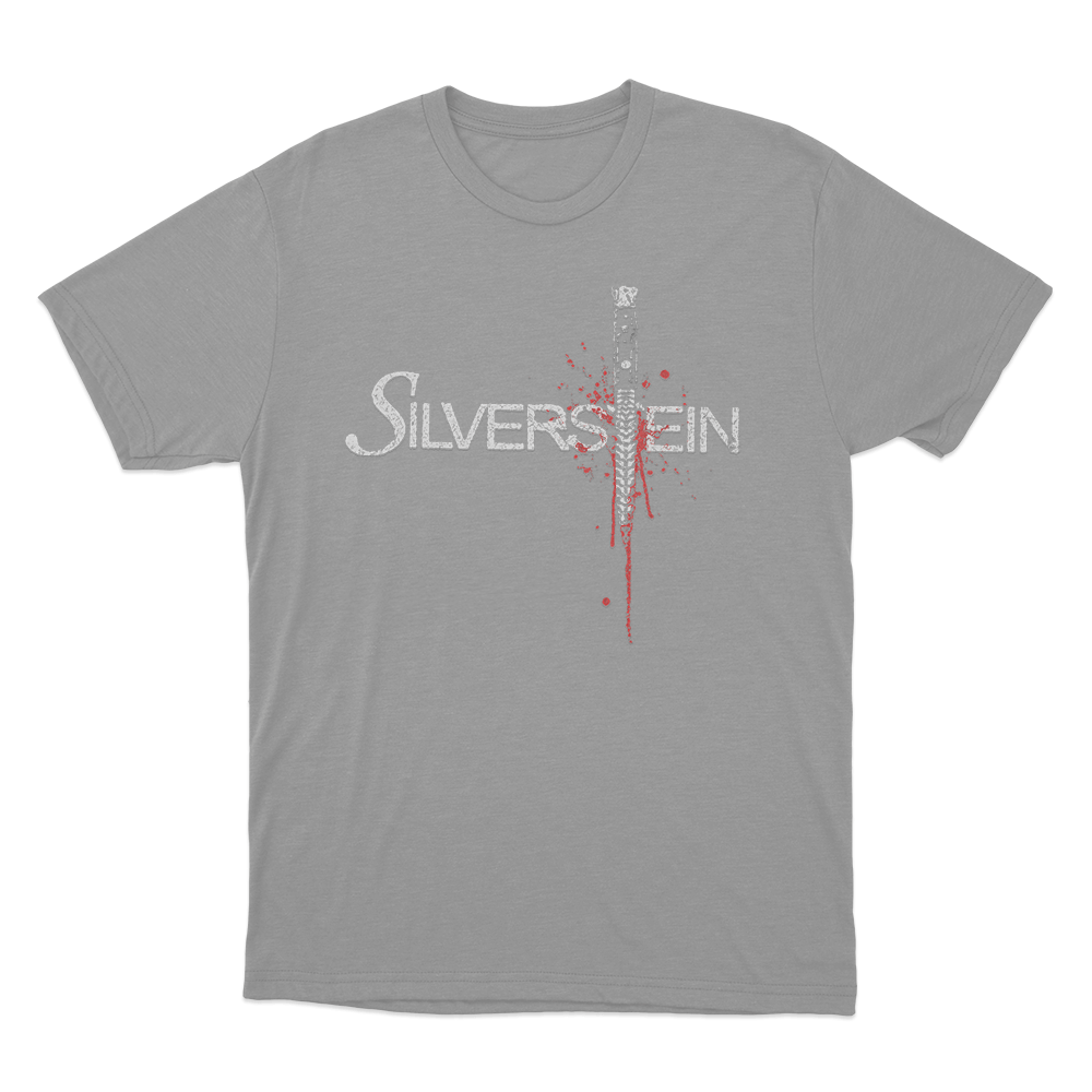 Silverstein Early 2000s Knife Unisex T Shirt Grey Silverstein Early 2000s Knife Unisex T Shirt Grey