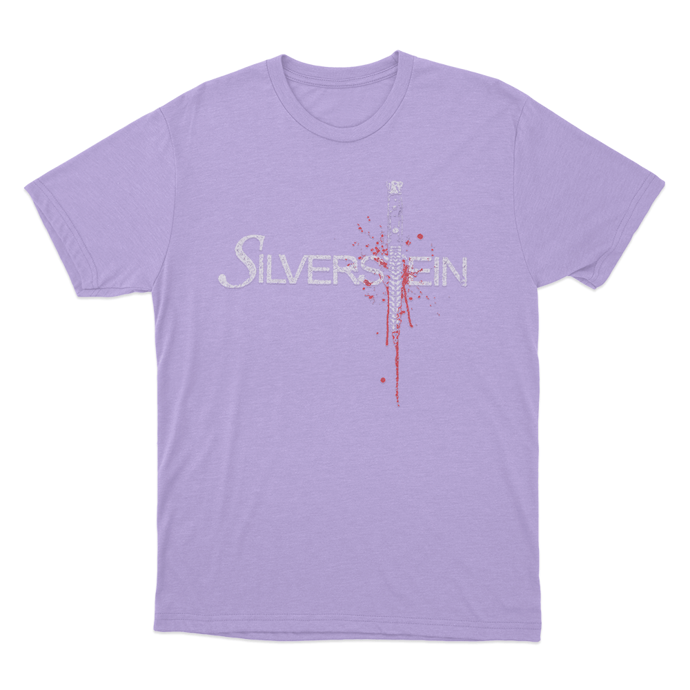 Silverstein Early 2000s Knife Unisex T Shirt Purple Silverstein Early 2000s Knife Unisex T Shirt Purple