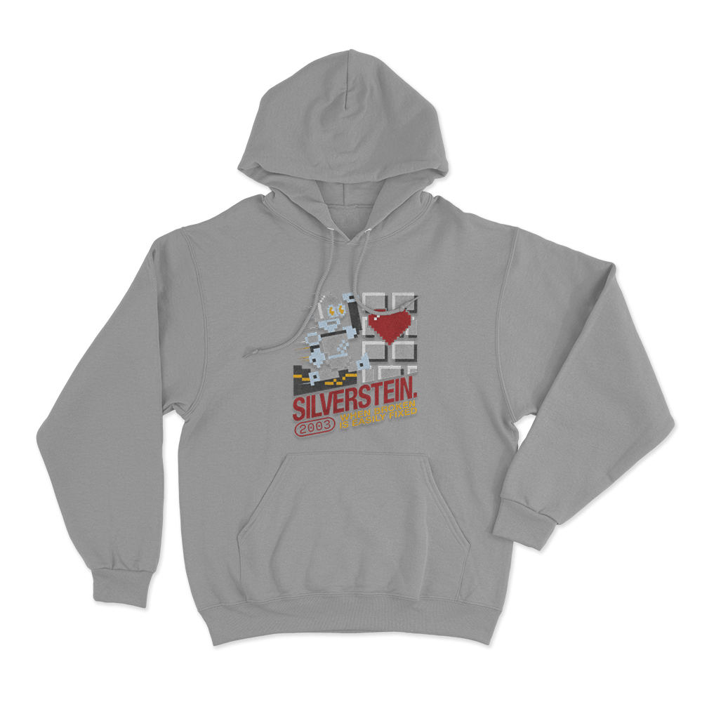 Silverstein Video Game Unisex Hoodie Grey Silverstein Video Game Unisex Hoodie Grey