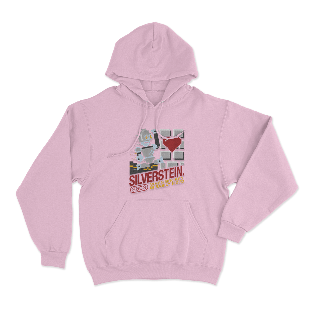 Silverstein Video Game Unisex Hoodie Pink Silverstein Video Game Unisex Hoodie Pink