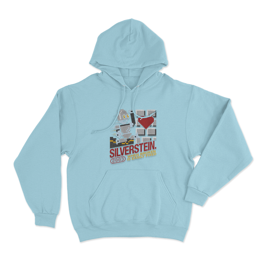 Silverstein Video Game Unisex Hoodie Sky Blue Silverstein Video Game Unisex Hoodie Sky Blue