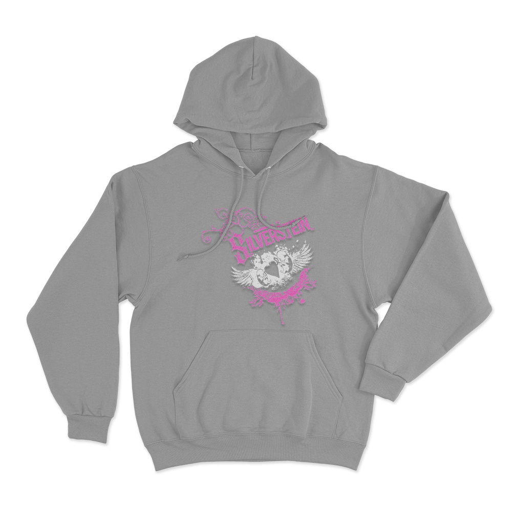 Silverstein Wings Unisex Hoodie Grey Silverstein Wings Unisex Hoodie Grey