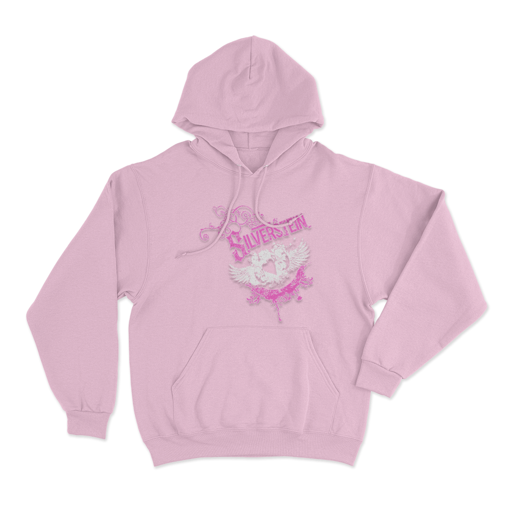 Silverstein Wings Unisex Hoodie Pink Silverstein Wings Unisex Hoodie Pink