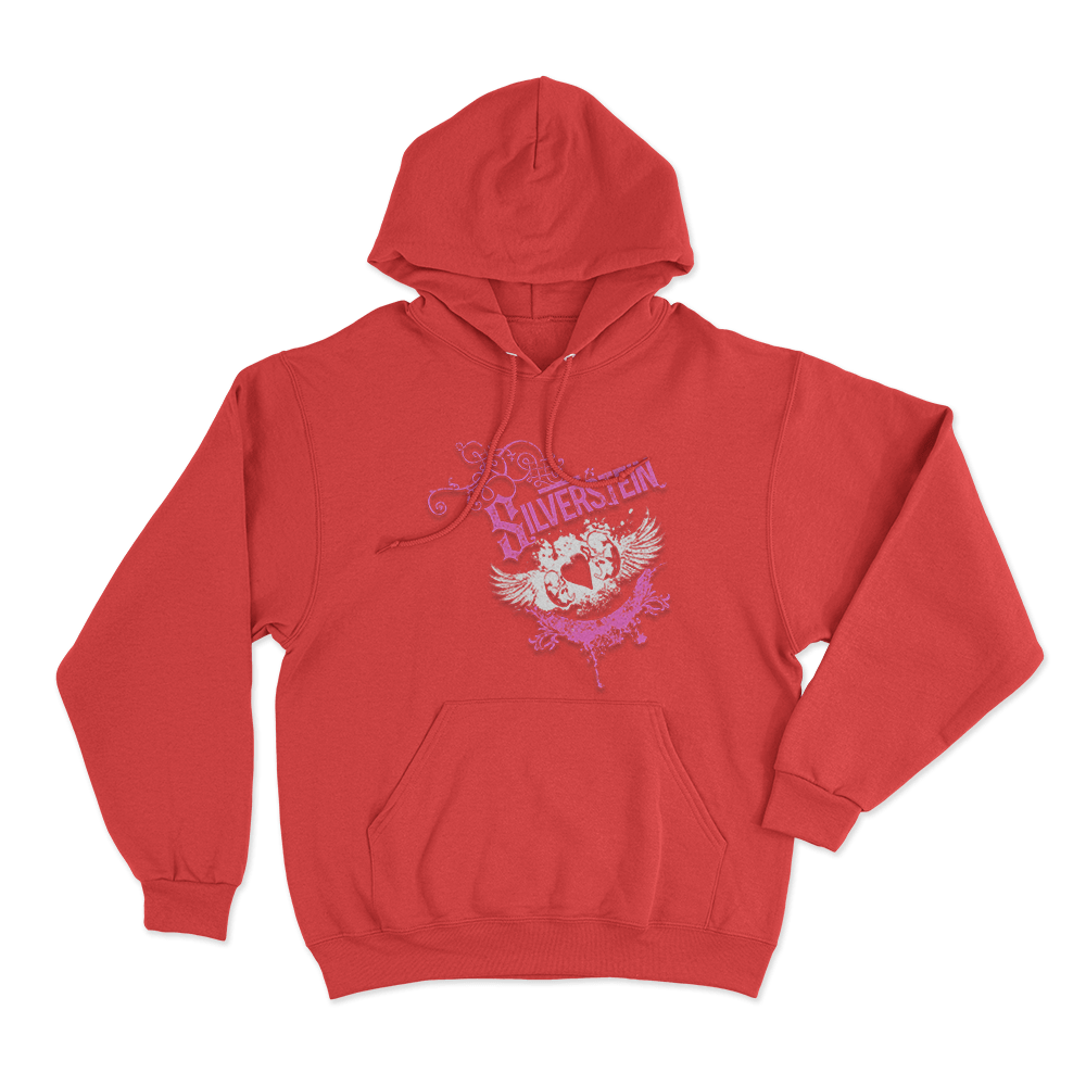 Silverstein Wings Unisex Hoodie Red Silverstein Wings Unisex Hoodie Red