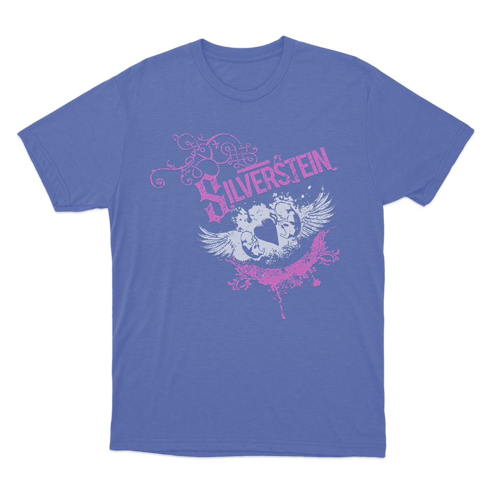 Silverstein Wings Unisex T Shirt Blue Silverstein Wings Unisex T Shirt Blue