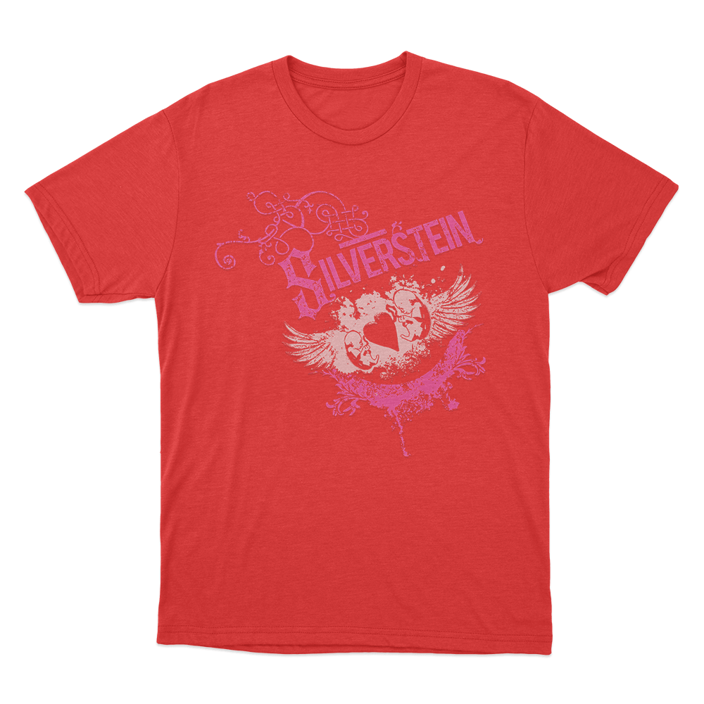 Silverstein Wings Unisex T Shirt Red Silverstein Wings Unisex T Shirt Red