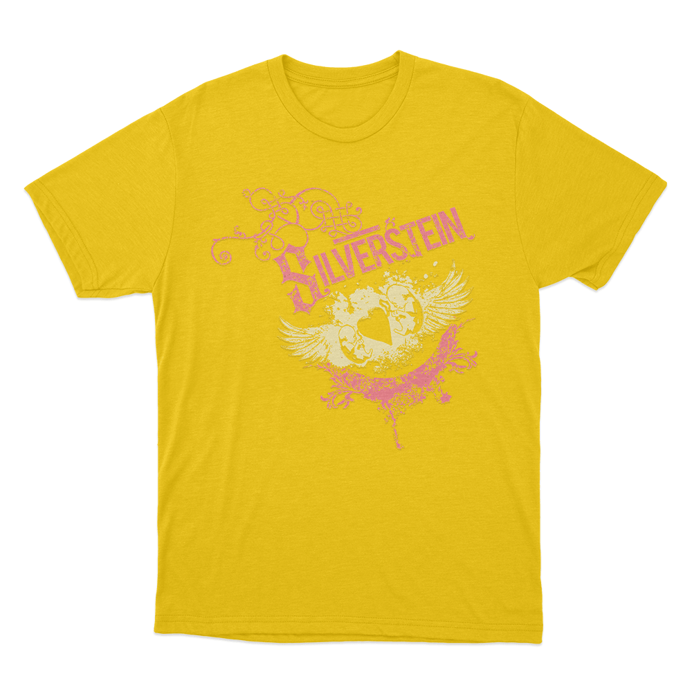 Silverstein Wings Unisex T Shirt Yellow Silverstein Wings Unisex T Shirt Yellow